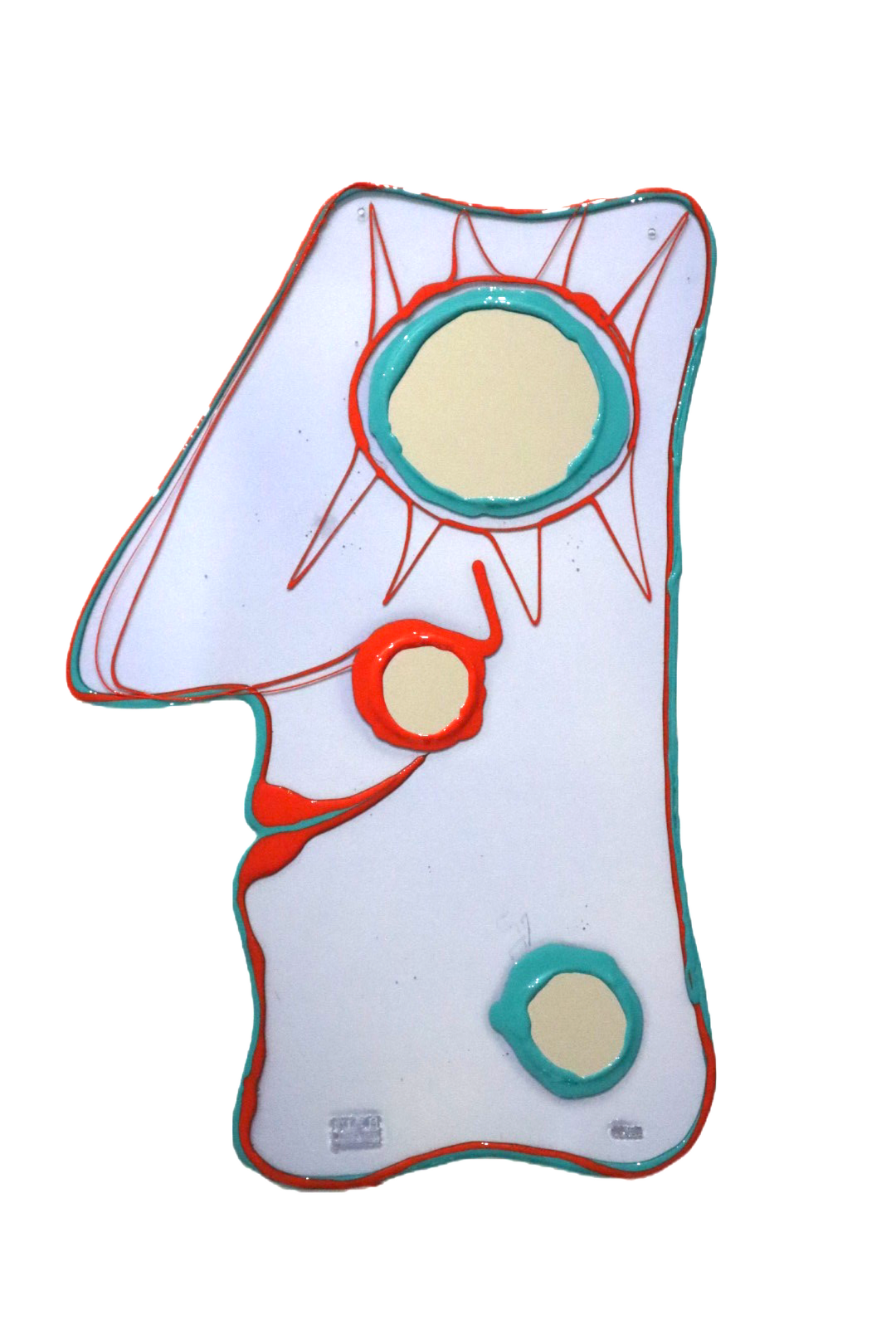 Look at Me Mirror Small by Fish Design by Gaetano Pesce